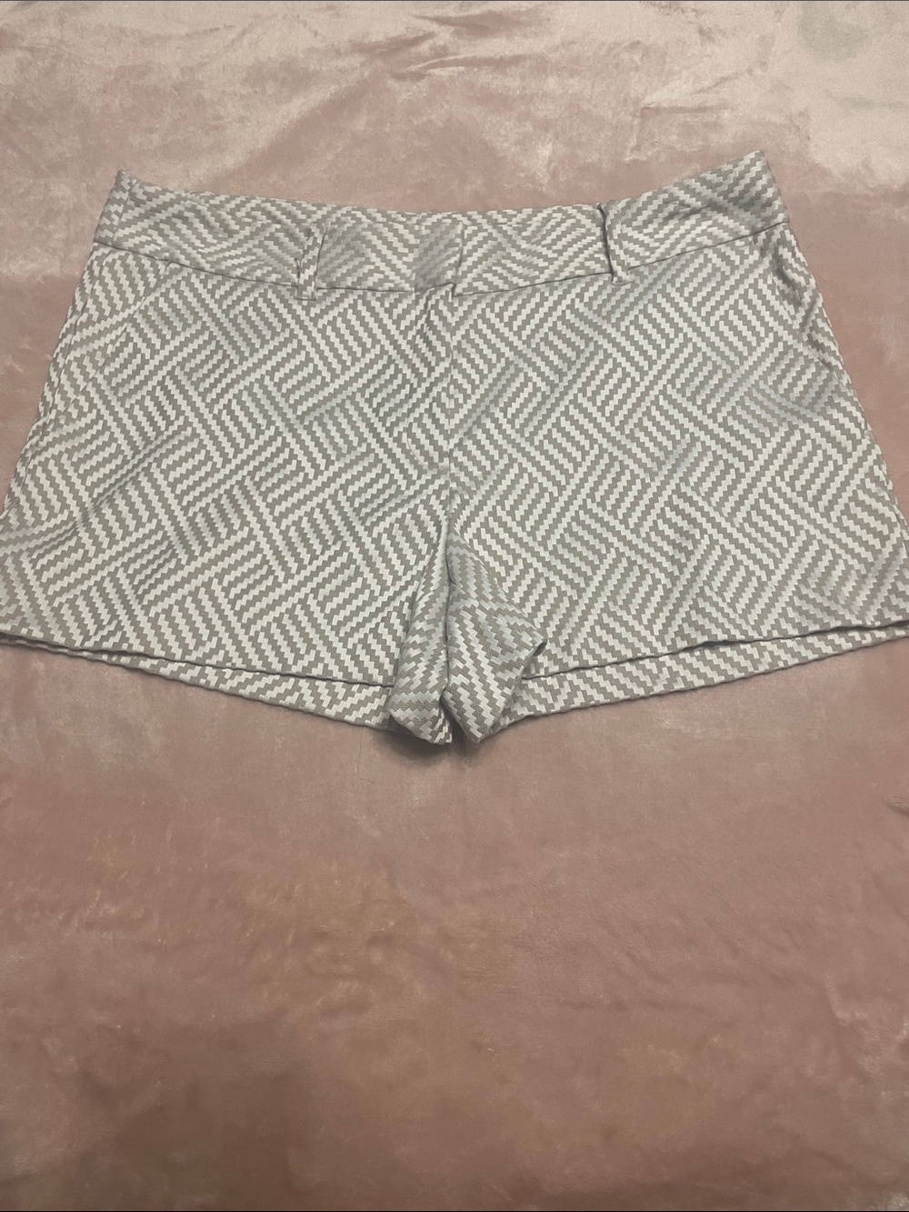 Woven Pattern Women Shorts